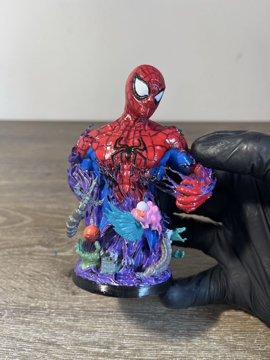 Bust Figurină Spider-Man vs. Sinister Six 11 cm – Imprimată 3D și pictată manual