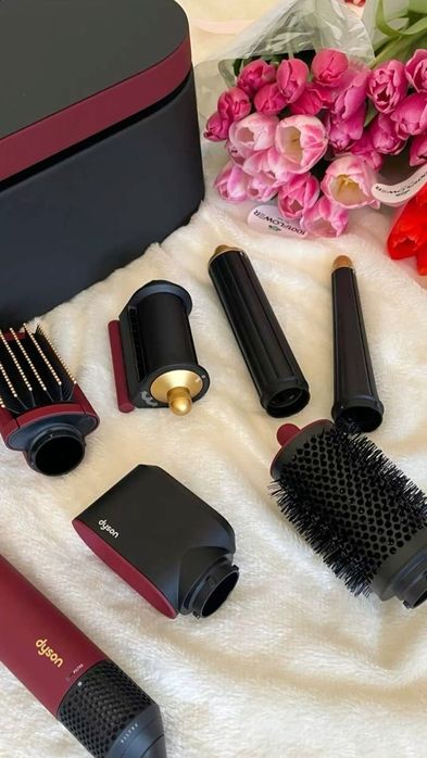 Dyson Airwrap Red Velvet HS08 — эффектная укладка и роскошный стиль!!