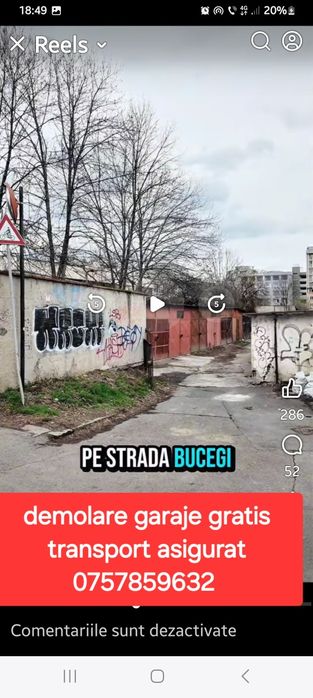 Demolari garaje gratis cluj asiguram transport și manipulare