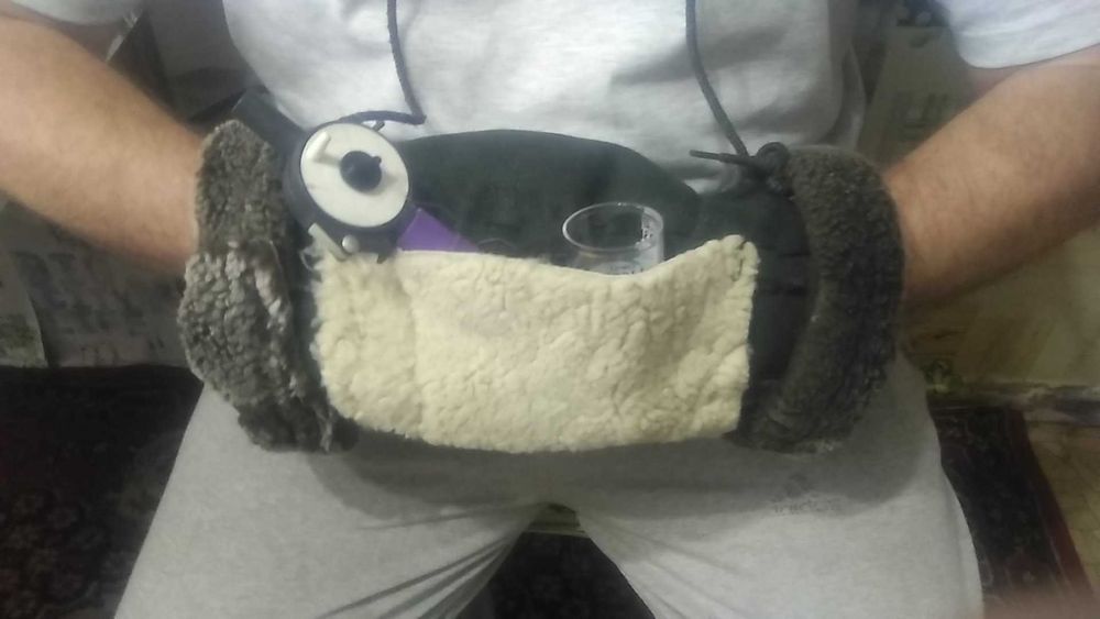 Муфта для рук при зимней рыбалки