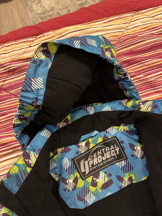 Salopeta schi copii mar 110-116 cm Central Project Sport