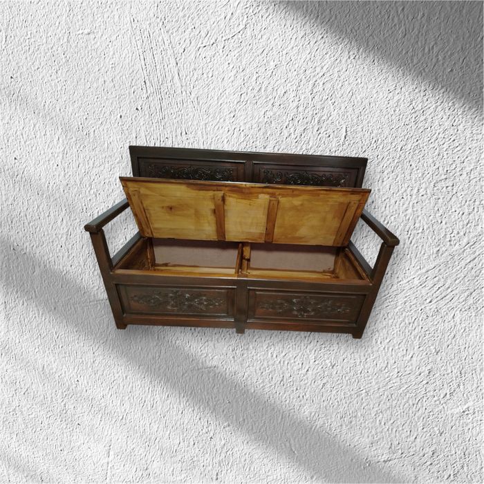 Vand banca cu lada cu dimensiune 160 cm/66 cm cu h 107 cm