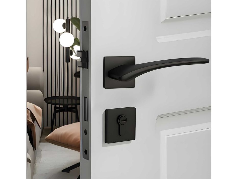 Дръжка за врата 231 розетка - Черен мат