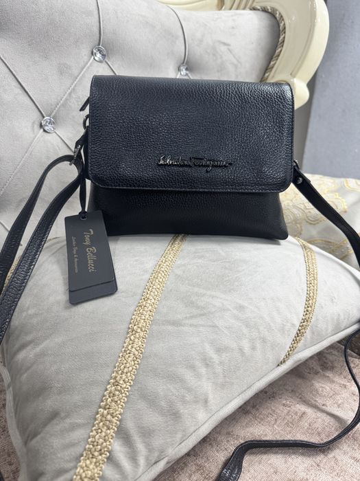 Сумка натуральная кожа новая Tony Bellucci