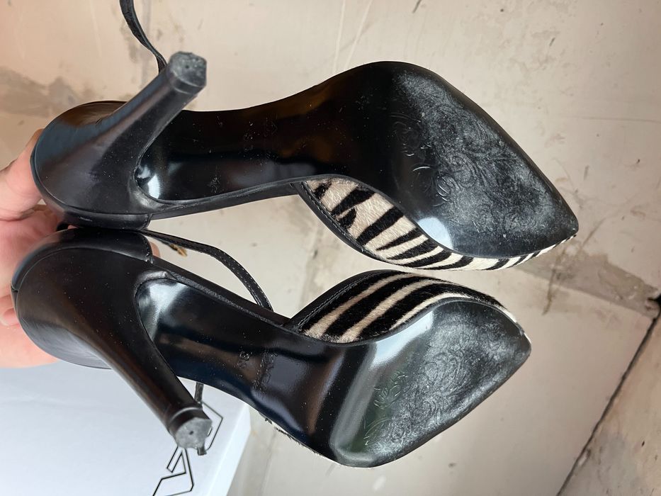 GIANNI - кожени летни обувки и DARIS - висок ток - летни