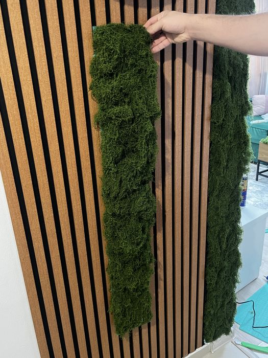 Vand panouri decorative modulare din licheni artificiali