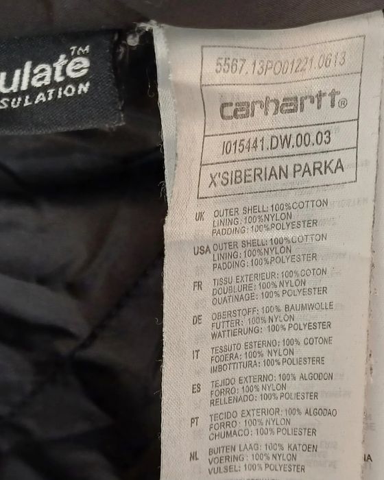 Carhartt X'Siberian Parka
