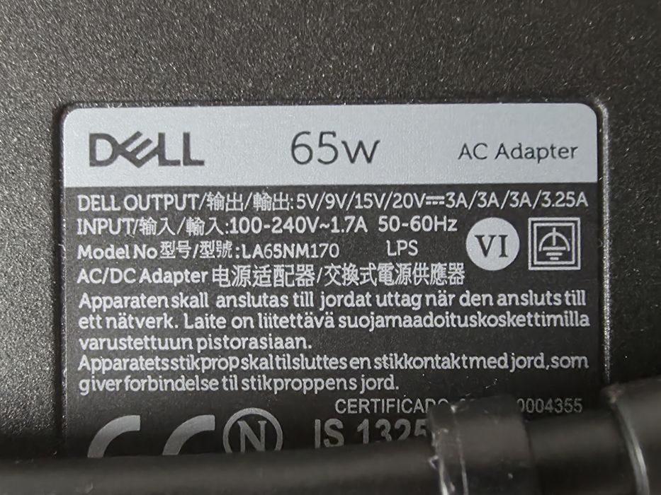 Incarcator laptop DELL 65W usb-C