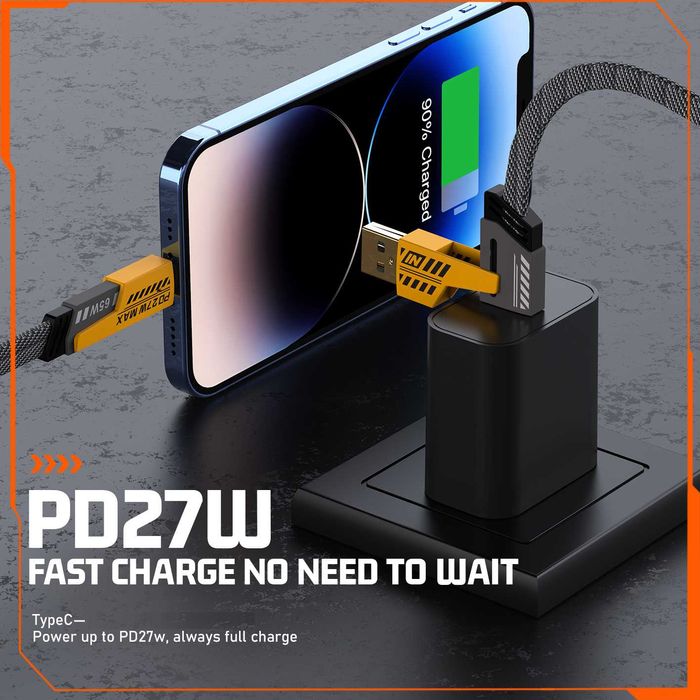 Cablu Incarcare Rapida 4 in 1, USB – Type-C