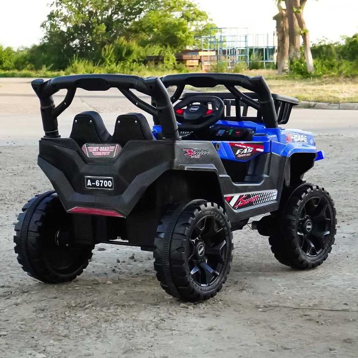 OFERTA Masinuta electrica 4x4, CAPE-X, 100W,12V, scaun tapitat NOUA