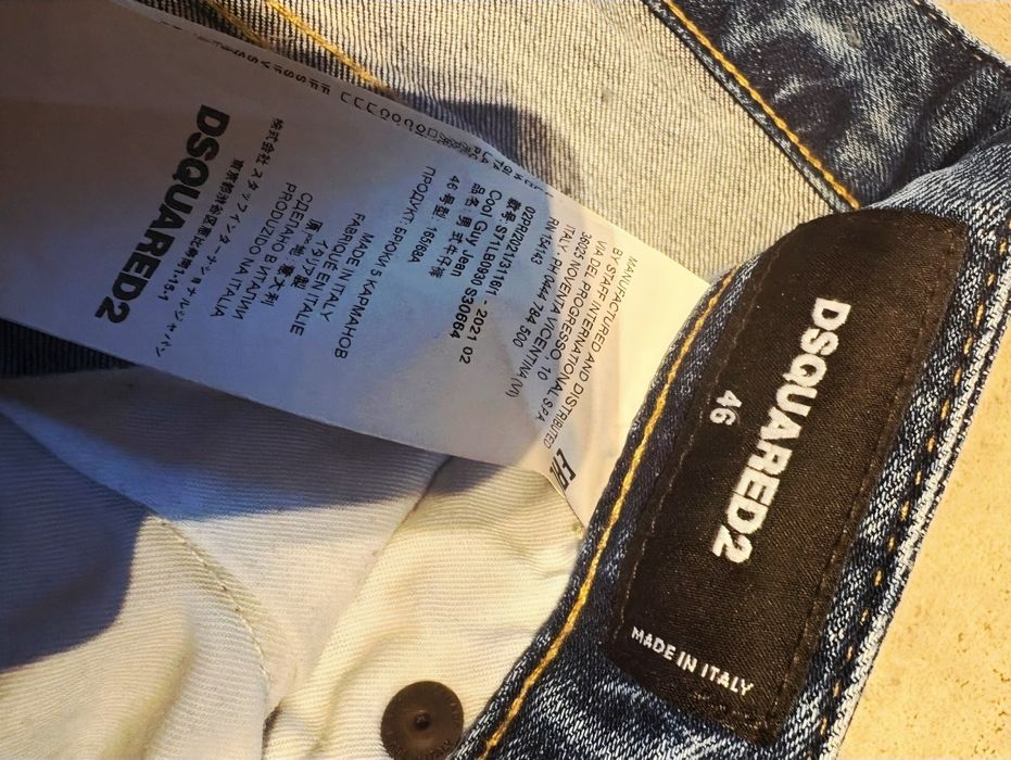 Dsquared2 blugi originali, ca noi, marimea 46