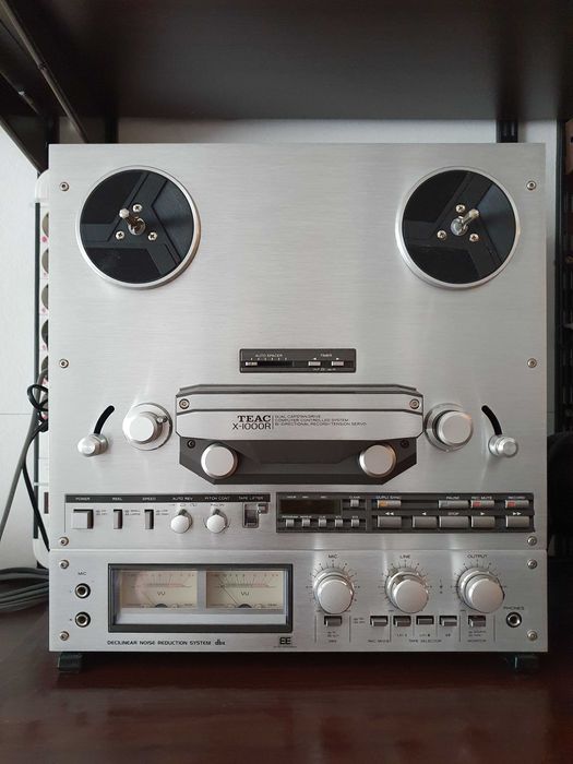 Magnetofon TEAC X-1000R, DBX, argintiu