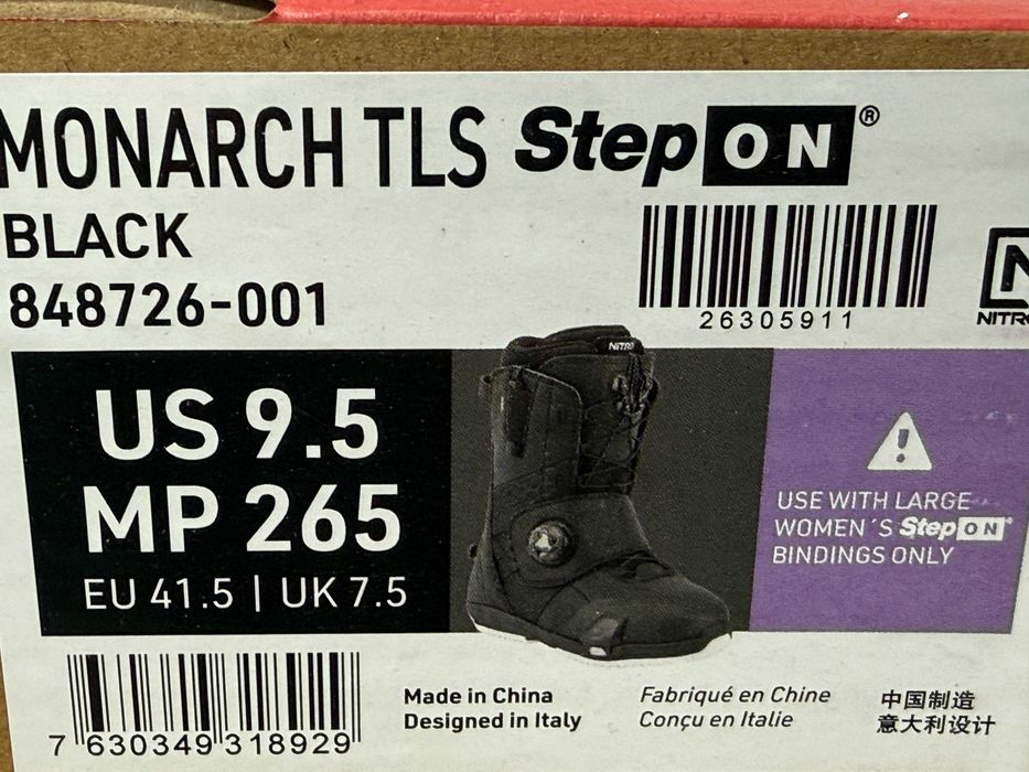 boots nitro monarch tls step on mondo 24 europa 37,5