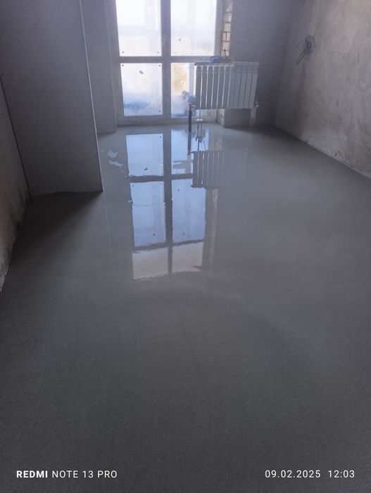 Наливные полы штукатурка шпатлёвка перенос батареи сантехника