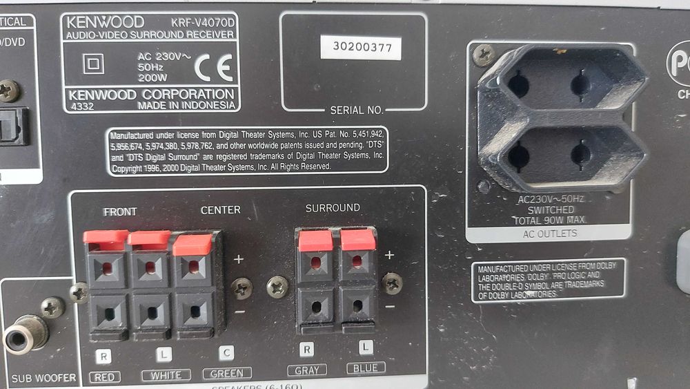 Amplificator cu radio Kenwood KRF V4070