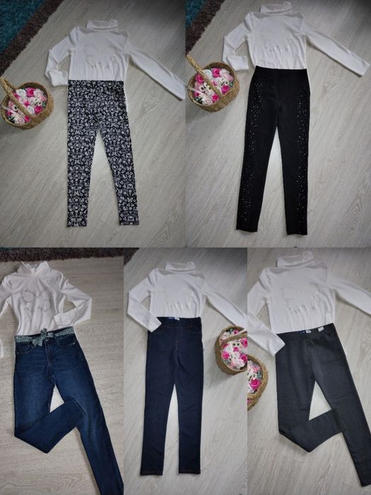 Блузки, клинове, дънки Liu Jo, Mayoral, Guess, Okaidi, H&m. Размер 140