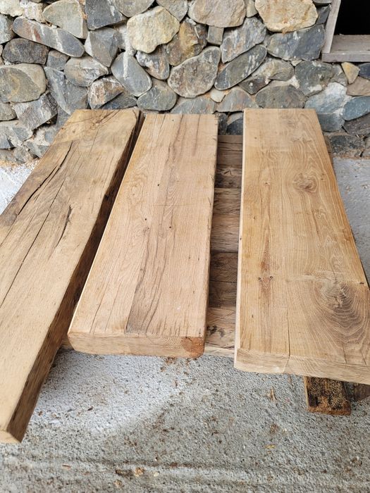 Trepte din stejar vechi