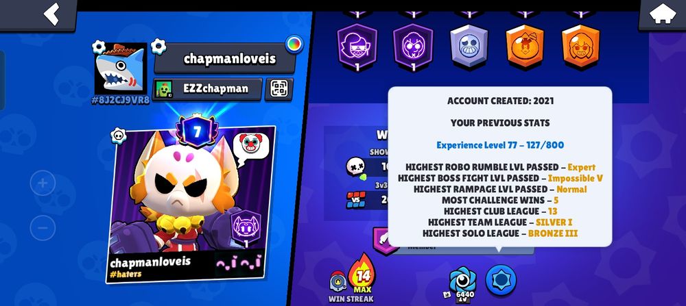 Продам аккаунт 2021 года