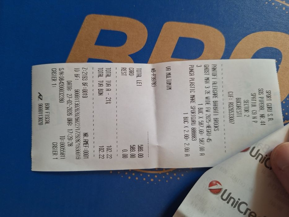 Vand incaltaminte Brooks Ghost Max 3 2E Wide - utilizat