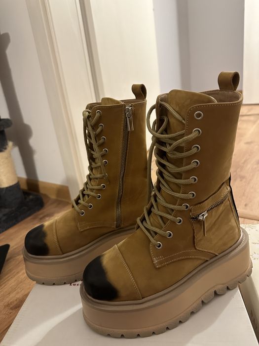 Ghete london caramel, exclusive, originale