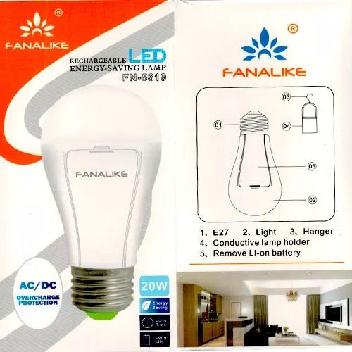 Портативная самозаряжающаяся Светодиодная лампа для аварийного освещен