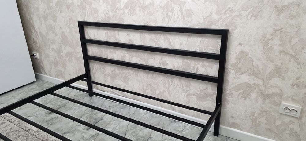 Модель: ARISTO  металлическая двуспальная кровать. TEMIR KRAVAT