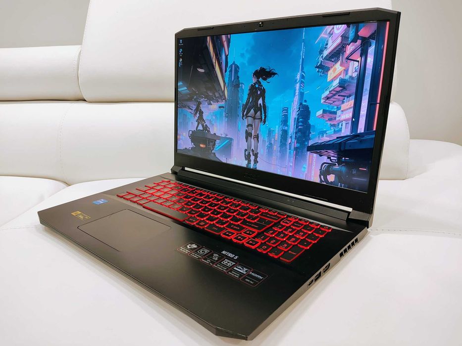 Laptop gaming Acer Nitro intel core i7-11800H,  RTX 3050 TI, 17,3 inch