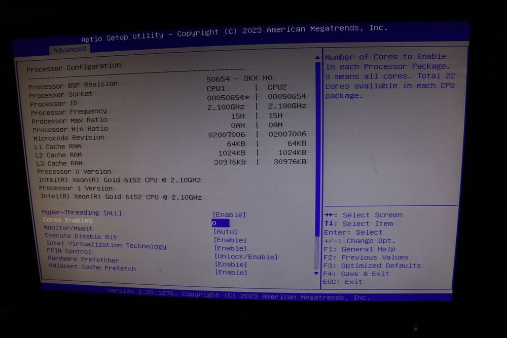 Kit WS/Server 44 Cores/88Th Gold 6152 + SuperMicro X11DR-i + 2x Cooler 2U LGA3647 + 2x 10GbE X540-T2 Bonus