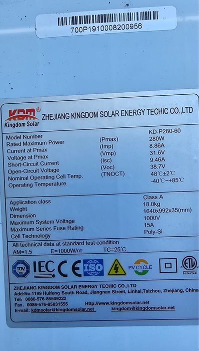 Panou solar si baterie