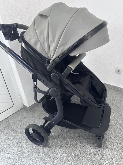 Бебешка количка Bubu 2 в 1 сива