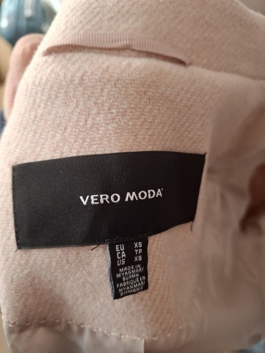 Дамско преходно палто Vero Moda Donna, светлорозово, размер XS
