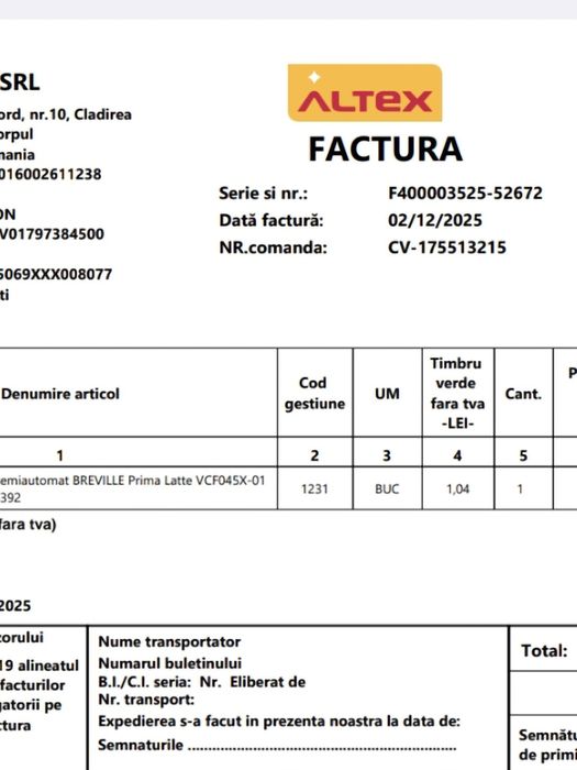 Espressor manual BREVILLE Prima Latte VCF045X-01, 1.5l, 15 bar, negru-