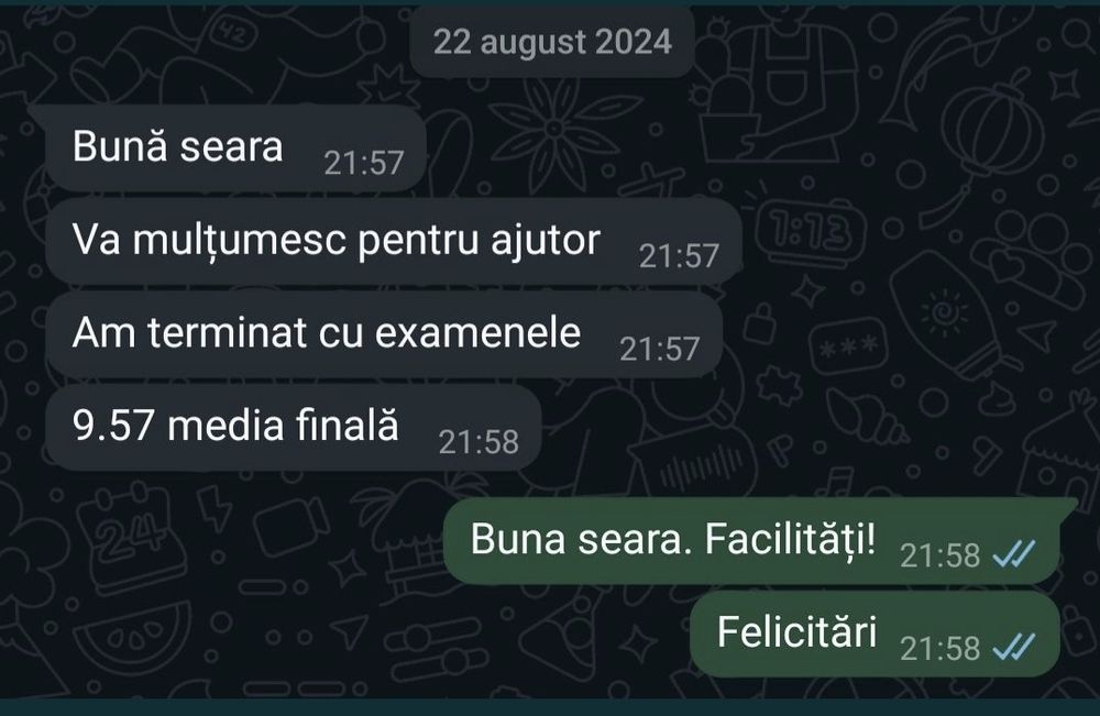 Realizez teme, proiecte, atestate