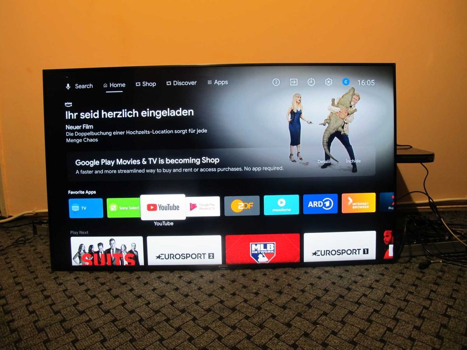 Televizor Led Smart Ultra 4K SONY 139cm model KD-55XF8505