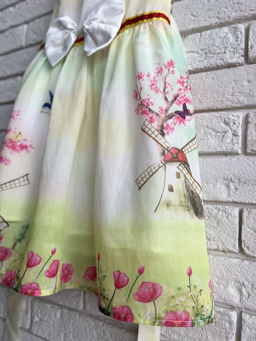 Красива пролетна рокля 6-7г.