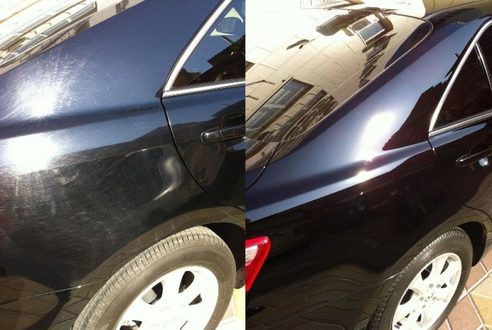 Полировка кузова и фар автомобиля
