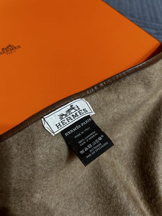 Палантин Hermès Paris оригинал (верблюжья шерсть)