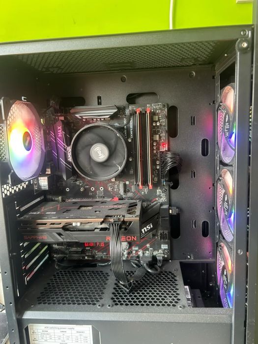 Продавам setup Acer Predator XB240H,MSI A320M-A Pro Max,AMD Ryzen