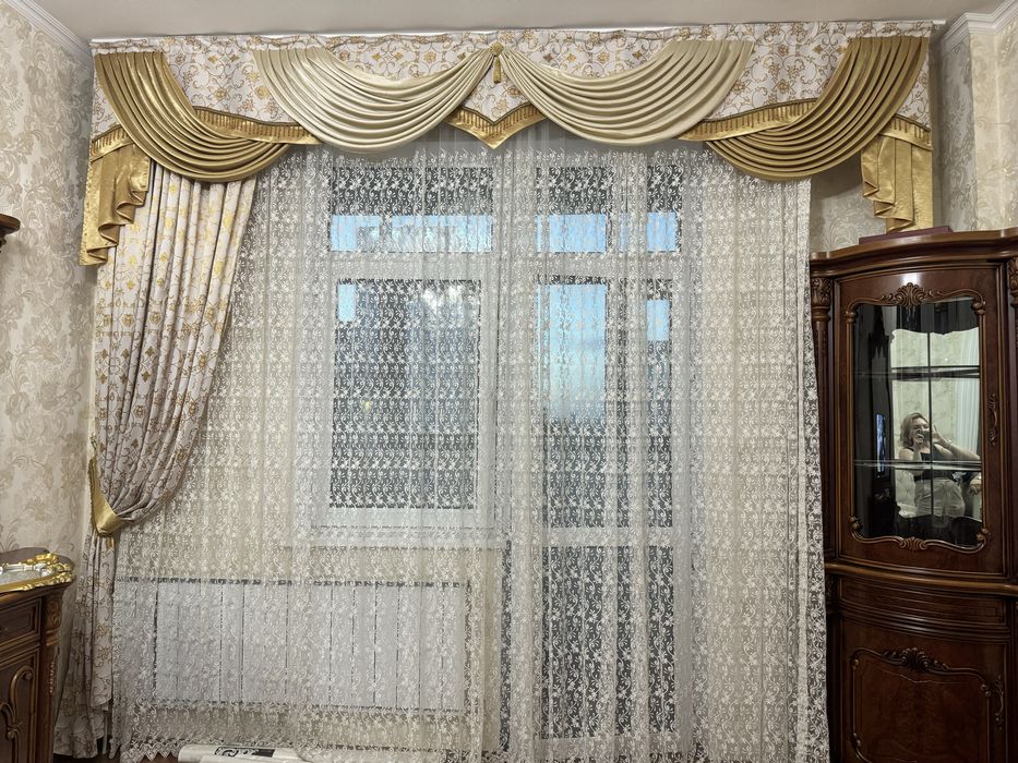 Комплект штор и тюль