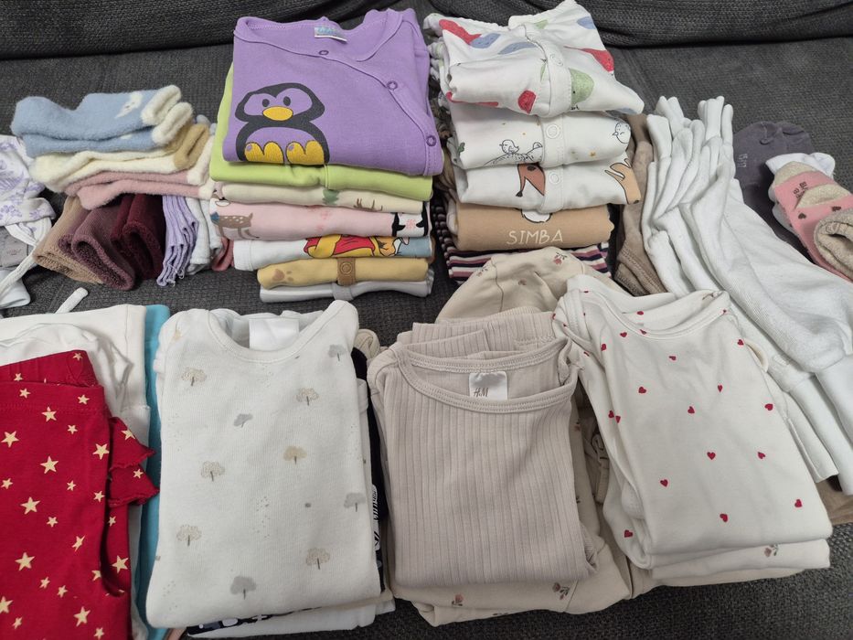 Lot haine bebe marimea 62-68 H&M, Zara, liloo, lcw.