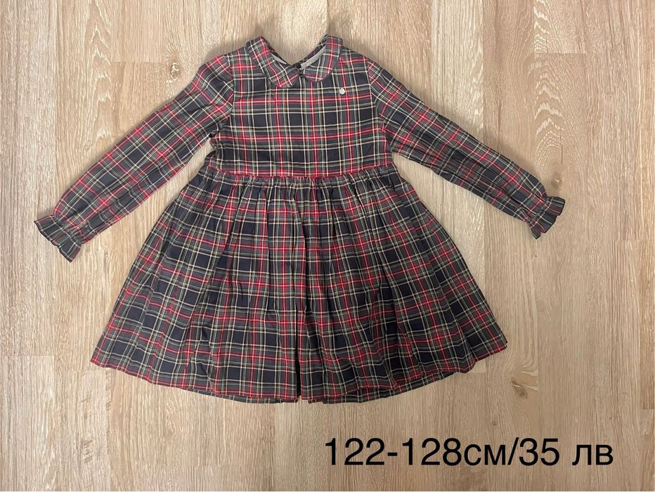 Зимно яке зара, блузи, клинове, рокли 122 и 128 см