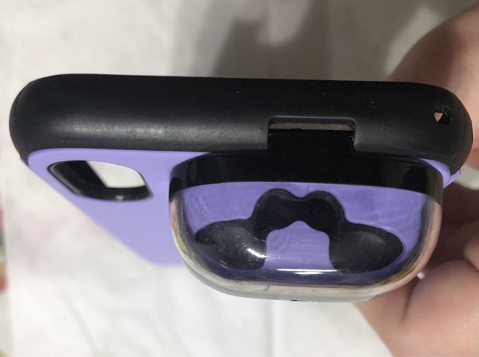 Husa iphone x husa cu suport de casti iphone x husa mov