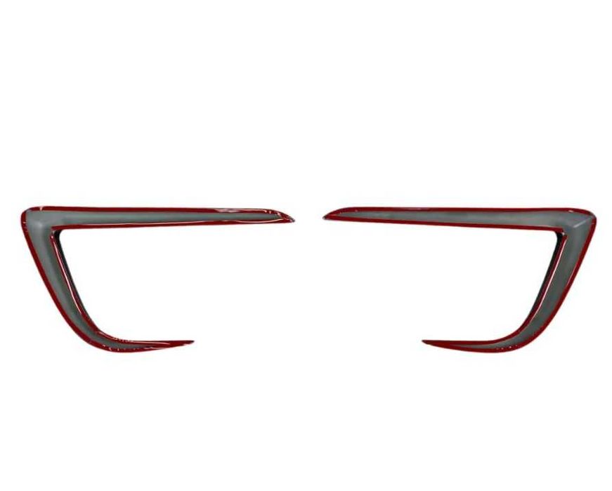 Добавки за броня около халогените за Tesla Model Y черен гланц