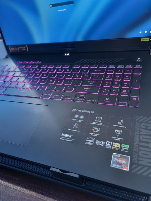 Laptop ASUS Gaming 17.3'' TUF FA707NUG + setup