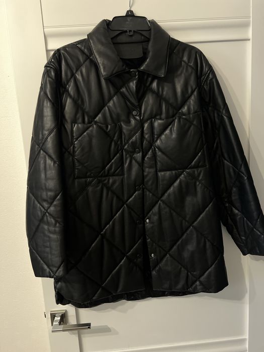 Кожанная куртка Massimo dutti