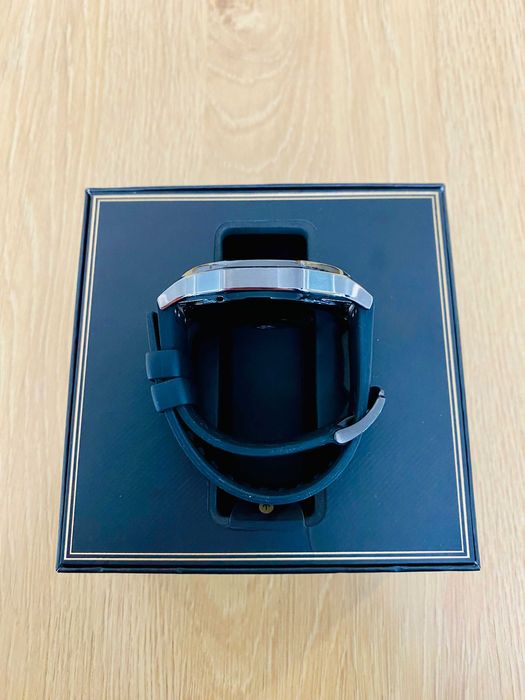 КАТО НОВ !!! Huawei Watch GT 5, 46mm, Black Fluoroelastomer Strap