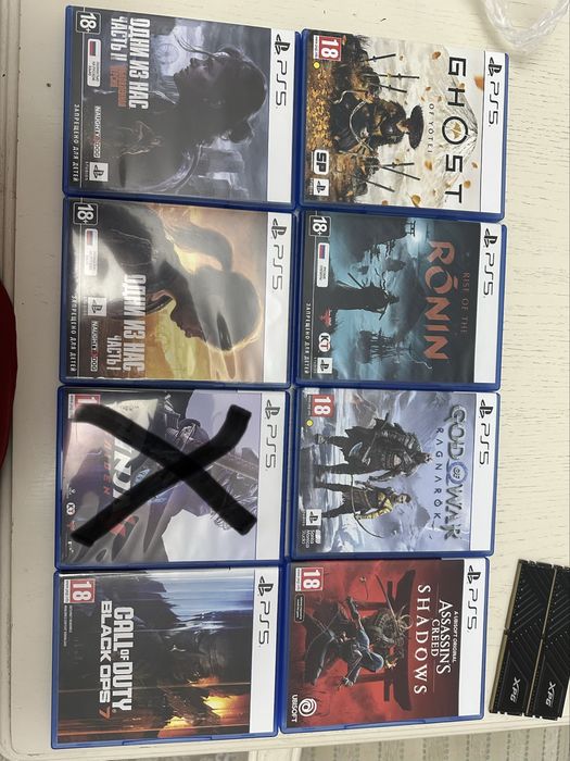 Продам игры от Ps5