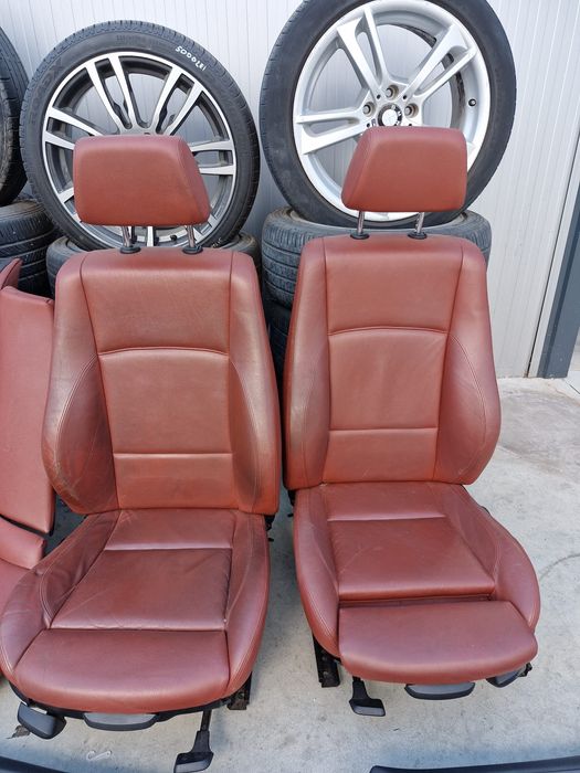 Interior scaune piele maro cu incalzire recaro sport bmw x1 e84
