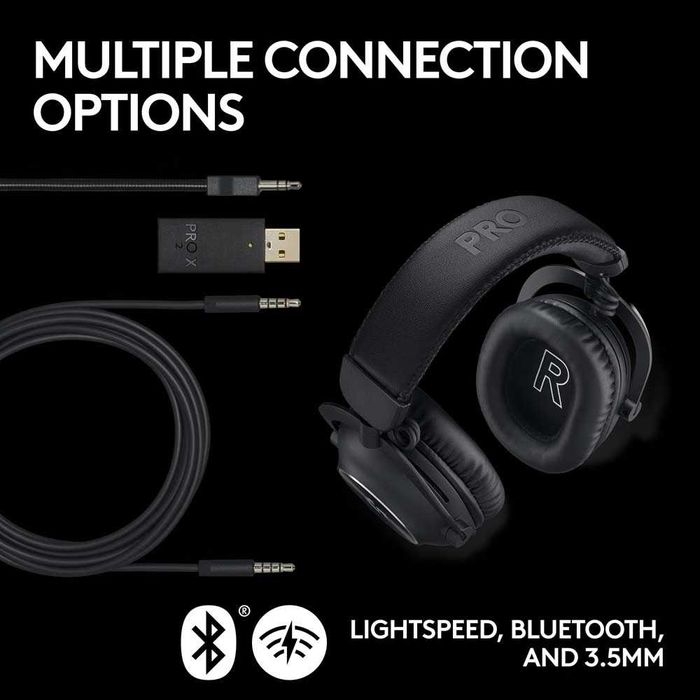 Căști Gaming Logitech G Pro X 2 Lightspeed Wireless (Negru) - Impecabile, Pachet Complet