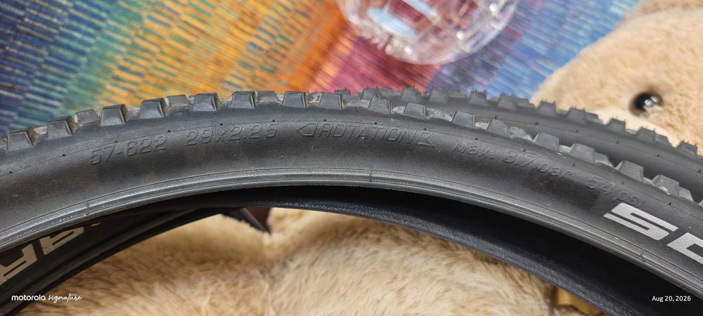 Комплект гуми Schwalbe Smart Sam 29x2.25 (57-622) – На 100 км, КАТО НОВИ!
